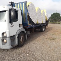 Cotton Transmodule Truck Shipment 